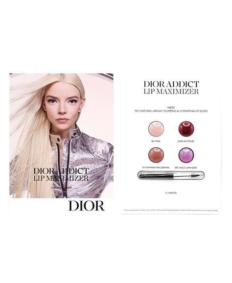 Receive a complimentary Dior Addict Lip Maximizer Bubble Card 